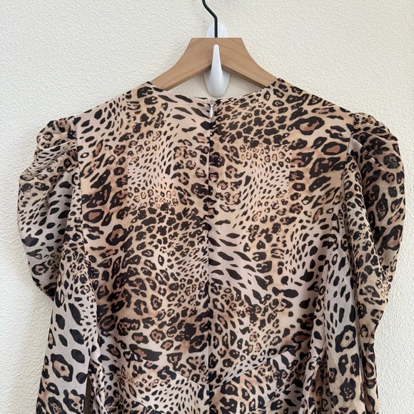 Ronny Kobo Bernadette Maxi Dress In Leopard S - Picture 7 of 10